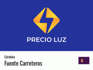 Precio luz hoy horas Fuente Carreteros