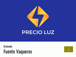 Precio luz hoy horas Fuente Vaqueros