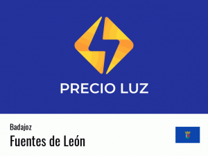 Precio luz hoy horas Fuentes de León