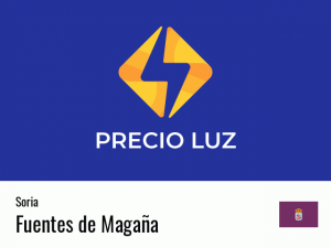 Precio luz hoy horas Fuentes de Magaña