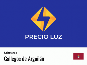 Precio luz hoy horas Gallegos de Argañán