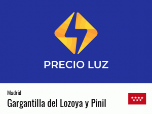 Precio luz hoy horas Gargantilla del Lozoya y Pinil