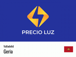 Precio luz hoy horas Geria