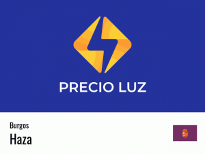 Precio luz hoy horas Haza