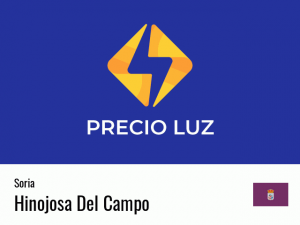Precio luz hoy horas Hinojosa Del Campo