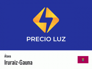 Precio luz hoy horas Iruraiz-Gauna