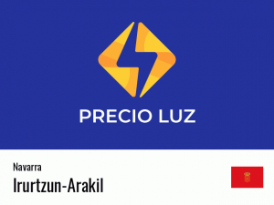 Precio luz hoy horas Irurtzun-Arakil