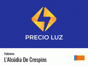 Precio luz hoy horas L'Alcúdia De Crespins