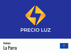 Precio luz hoy horas La Parra