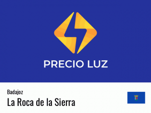 Precio luz hoy horas La Roca de la Sierra