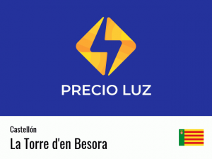 Precio luz hoy horas La Torre d'en Besora