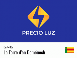 Precio luz hoy horas La Torre d'en Doménech