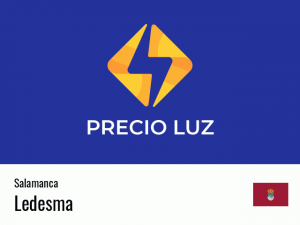 Precio luz hoy horas Ledesma