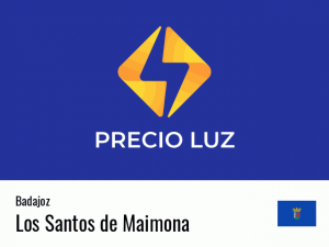 Precio luz hoy horas Los Santos de Maimona