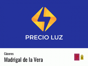 Precio luz hoy horas Madrigal de la Vera