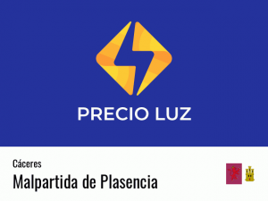 Precio luz hoy horas Malpartida de Plasencia