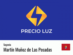 Precio luz hoy horas Martín Muñoz de Las Posadas