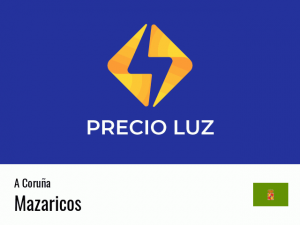 Precio luz hoy horas Mazaricos