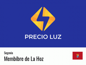Precio luz hoy horas Membibre de La Hoz