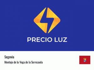 Precio luz hoy horas Montejo de la Vega de la Serrezuela