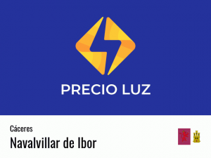 Precio luz hoy horas Navalvillar de Ibor