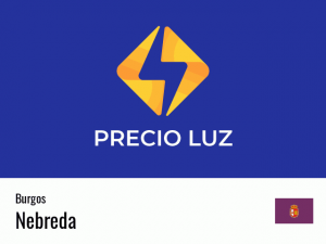 Precio luz hoy horas Nebreda
