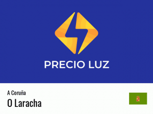 Precio luz hoy horas O Laracha