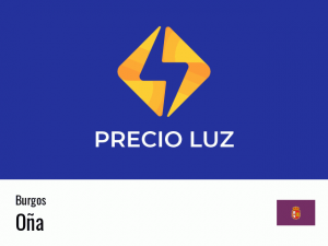 Precio luz hoy horas Oña