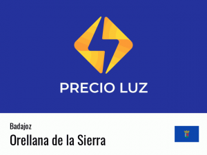 Precio luz hoy horas Orellana de la Sierra