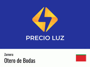 Precio luz hoy horas Otero de Bodas