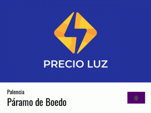 Precio luz hoy horas Páramo de Boedo