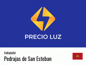 Precio luz hoy horas Pedrajas de San Esteban