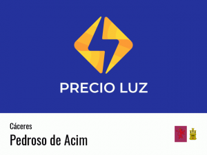 Precio luz hoy horas Pedroso de Acim