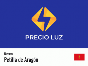 Precio luz hoy horas Petilla de Aragón