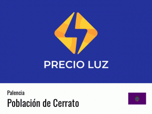 Precio luz hoy horas Población de Cerrato