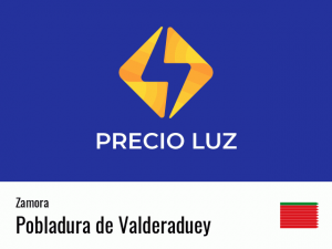 Precio luz hoy horas Pobladura de Valderaduey