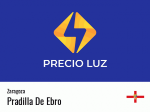 Precio luz hoy horas Pradilla De Ebro