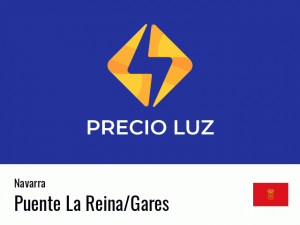 Precio luz hoy horas Puente La Reina/Gares