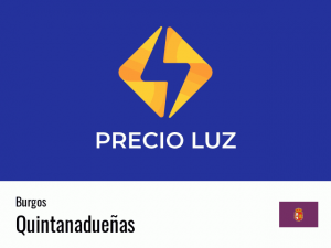 Precio luz hoy horas Quintanadueñas