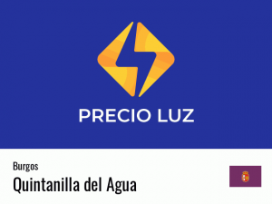 Precio luz hoy horas Quintanilla del Agua