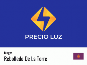 Precio luz hoy horas Rebolledo De La Torre