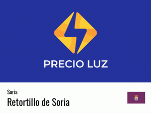 Precio luz hoy horas Retortillo de Soria