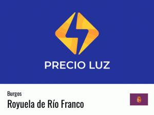 Precio luz hoy horas Royuela de Río Franco
