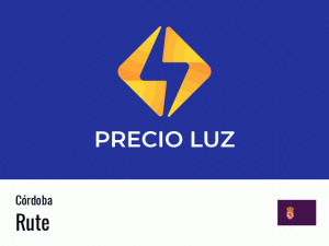 Precio luz hoy horas Rute