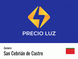 Precio luz hoy horas San Cebrián de Castro