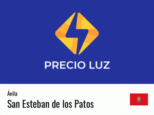 Precio luz hoy horas San Esteban de los Patos