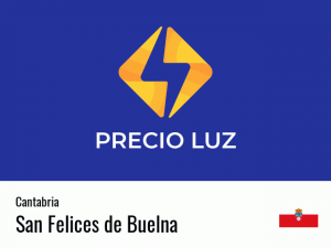 Precio luz hoy horas San Felices de Buelna
