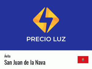 Precio luz hoy horas San Juan de la Nava
