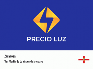Precio luz hoy horas San Martín de La Virgen de Moncayo