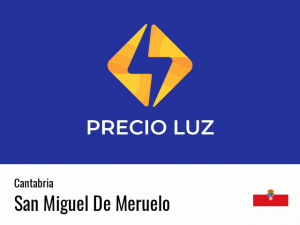 Precio luz hoy horas San Miguel De Meruelo